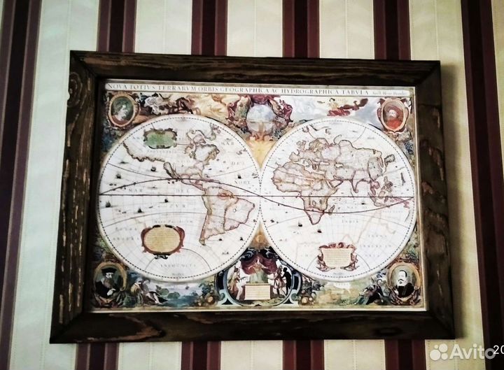 Старинная карта