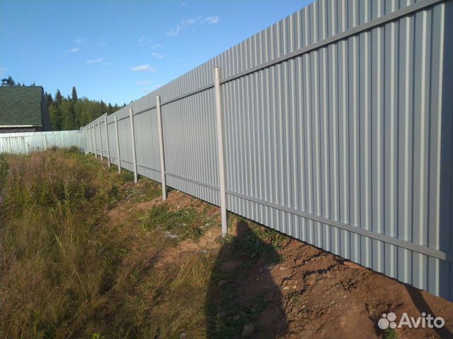 Забор, забор под ключ,установка заборов,профнастил в Перми | Услуги | Авито