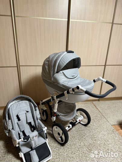 Коляска Adamex Monte carbon 2в1