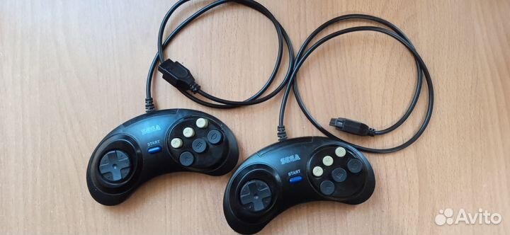 Sega mega drive 2 + картриджи