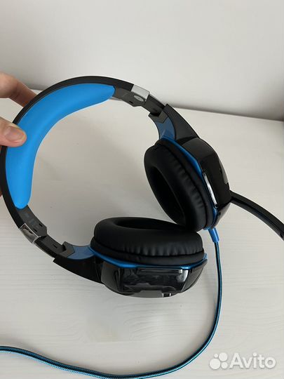 Игровые наушники с микрофоном проводные