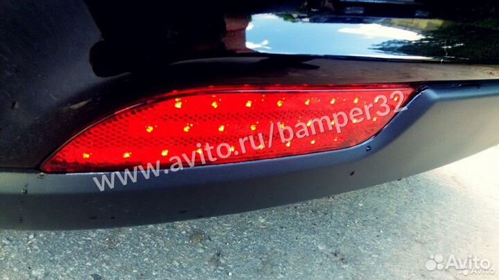 Катафоты диодные в задний бампер Приора 21704 2172