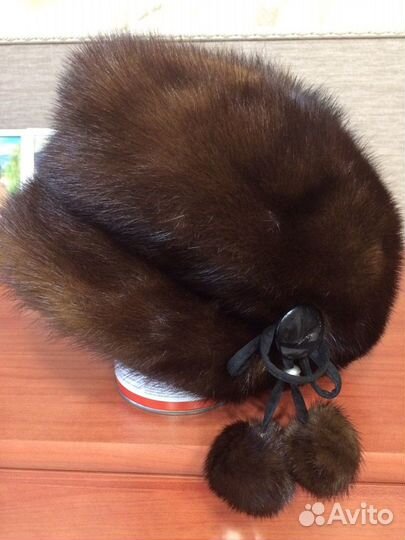 Шапка норковая женская бу