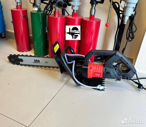 Бетонорез цепной с подачей воды
