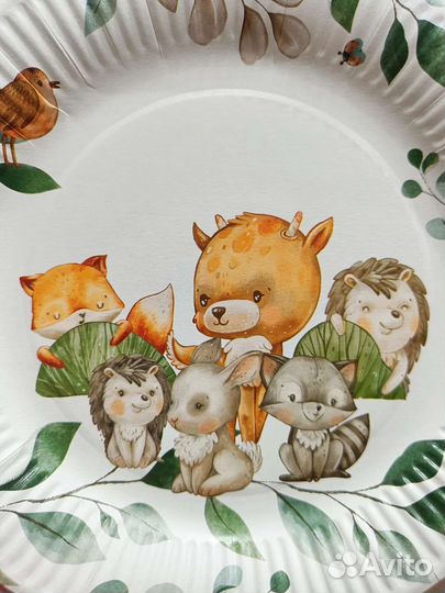 Новый набор посуды одноразовый для праздника