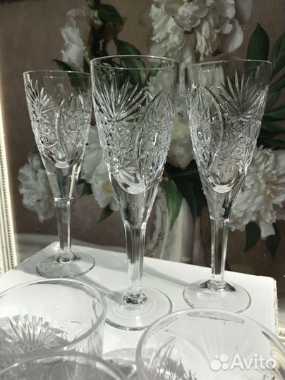 Бокалы, стаканы хрусталь СССР