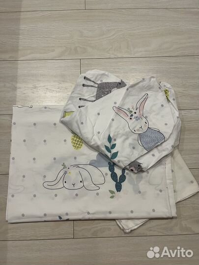 Комплект постельного белья в детскую кроватку