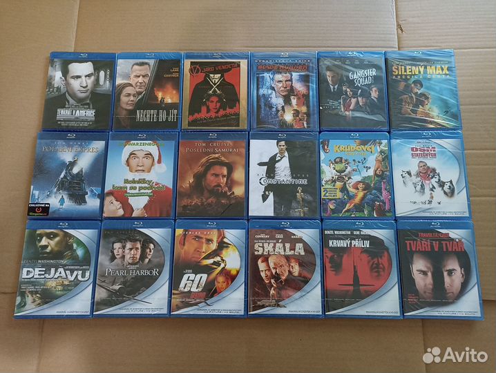 Продажа блюрей и 4к дисков