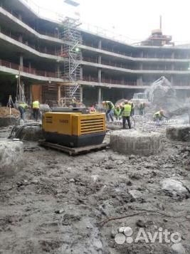 Аренда компрессора с отбойными молотками