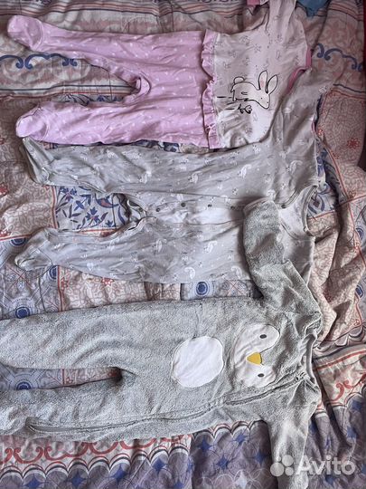 Пакет вещей на девочку 74-80