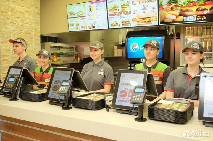 Кассир в ресторан