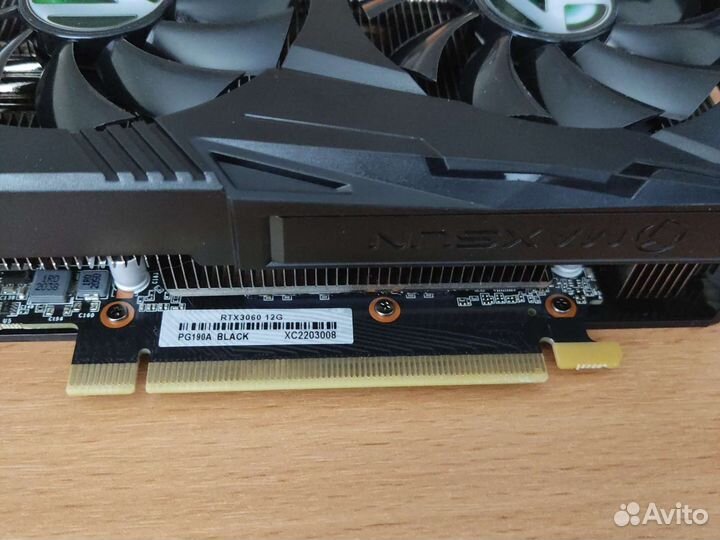 Видеокарта maxsun rtx 3060 12 гб