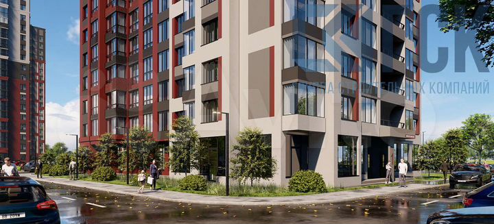 Квартира-студия, 23,3 м², 9/19 эт.