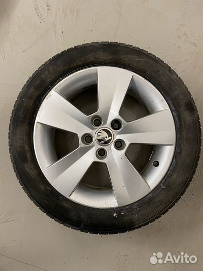 Комплект оригинальных дисков Skoda R15 5x100