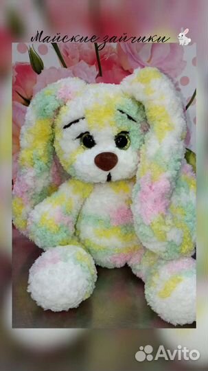 Игрушки ручной работы зайчики