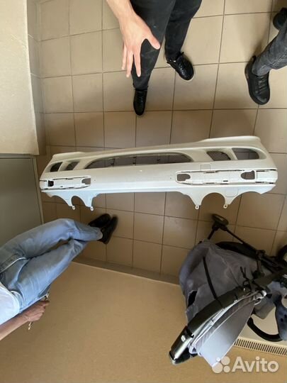 Передний бампер w210 рестайлинг