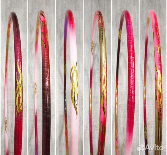 Аэрография, обмотка булав обруча