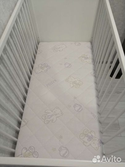 Детская кровать IKEA с матрасом