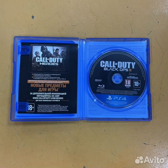 Диск на PS4 Call of duty Black ops 3