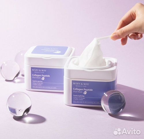 Лифтинг маски c пептидами Mary&May