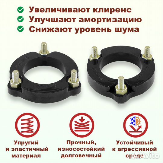 Проставки передних стоек Haval H9 1G PU 20 мм