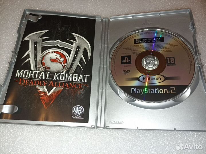 Диск ps2 Лицензия / Mortal Kombat deadly Alliance