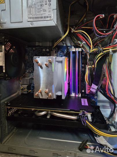 Игровой пк i5 4440 16gb 64gb ssd 500 gb hdd rx 580