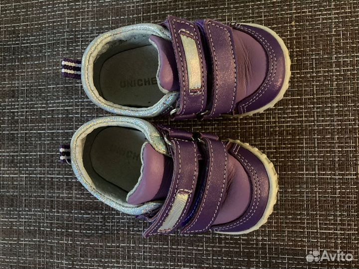 Кроссовки детские натуральная кожа 19