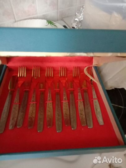 Столовый набор ложки и вилки СССР
