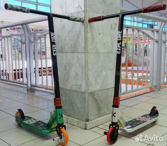Самокат трюковой с пегой диски алюминий системахик