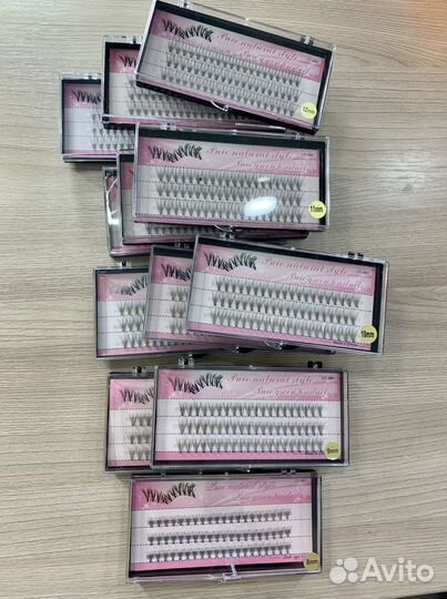 Реснички пучковые накладные