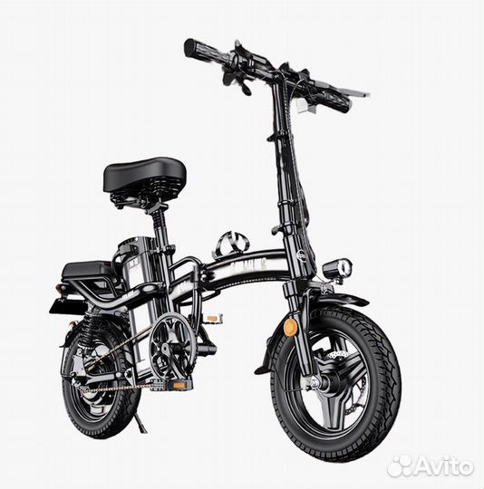 Электровелосипед 400Вт складной велосипед