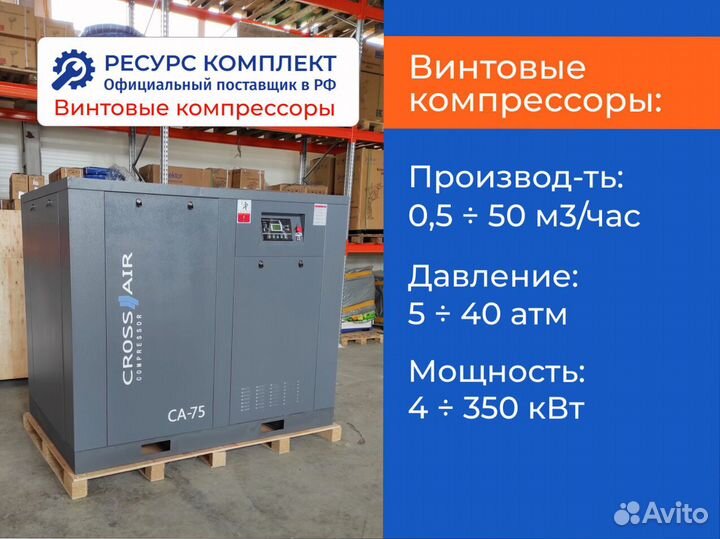 Винтовые компрессоры 0,48 - 10 м3/мин