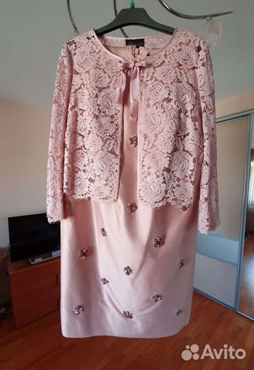 Платье Luisa Spagnoli с накидкой новое р.46-48