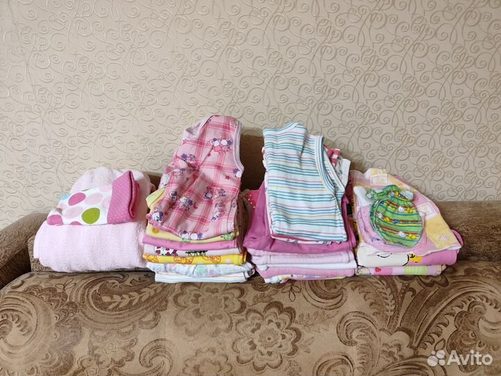 Пакет вещей для девочки 56+