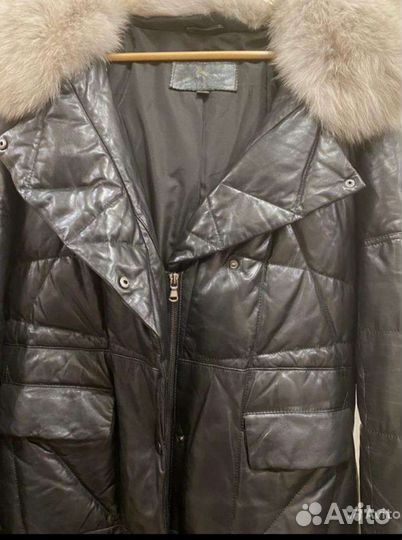 Кожаная куртка женская