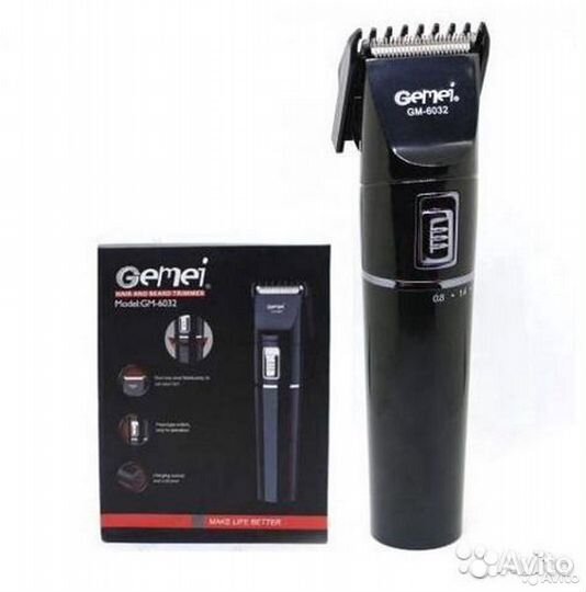 Машинка для стрижки волос Gemei 6032