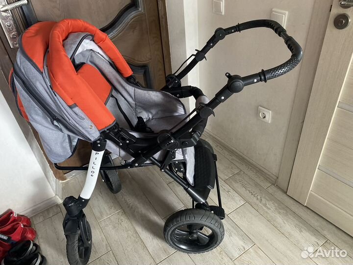 Коляска-трансформер Babyton Pillo OX Grey-Orange