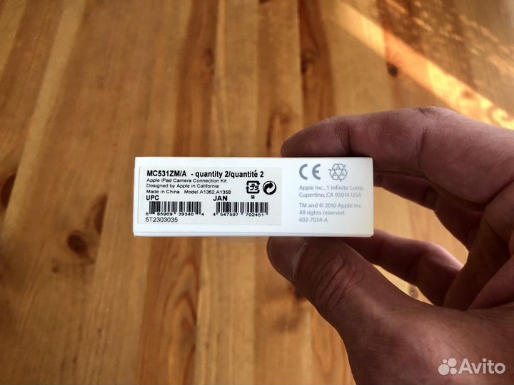 Переходник Apple Camera Connection Kit