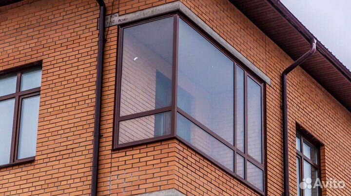 Алюминиевые окна холодный алюминий