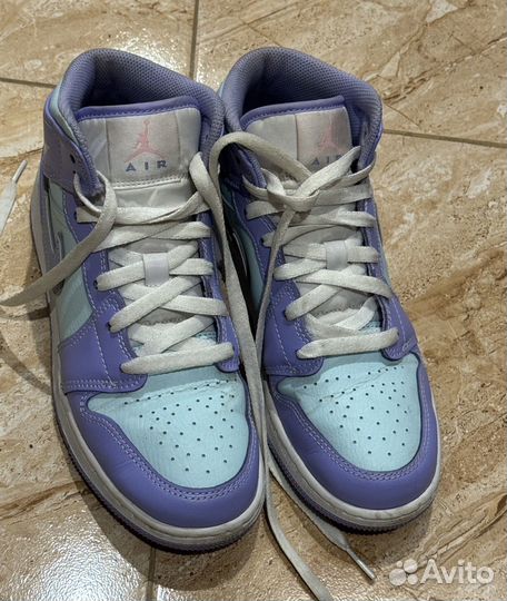 Jordan 1 Mid Purple Aqua 38.5eu