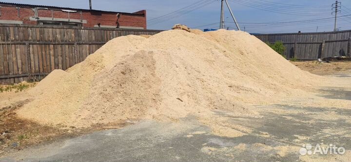 Опил сухой хвоя