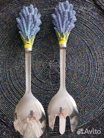 Салатные вилка ложка