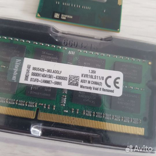 I7-2670qm sr02n+ ddr3L 8gb