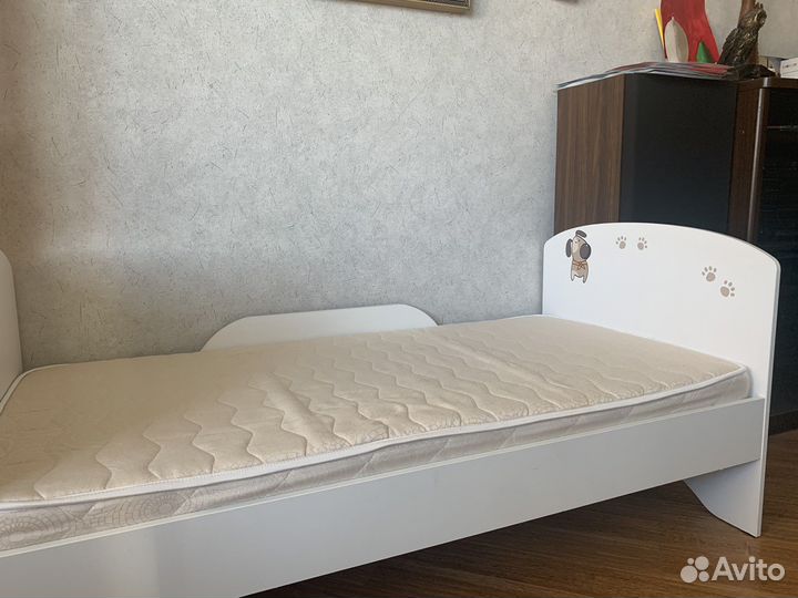 Детская кровать Hoff 160/80 с матрасом ортопед