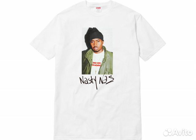 Supreme x Nas (Nasty Nas) купить в Москве | Личные вещи | Авито