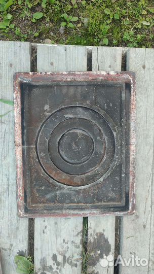 Плита чугунная для печи бу