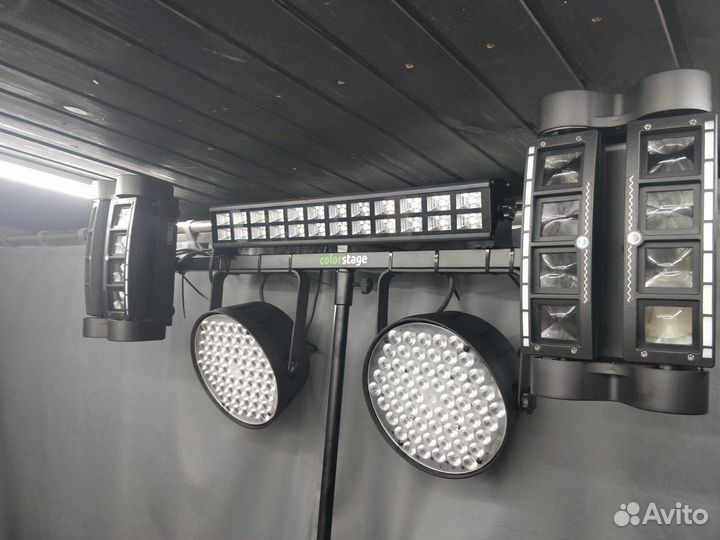 Светомузыка комплект Spider led bar uf