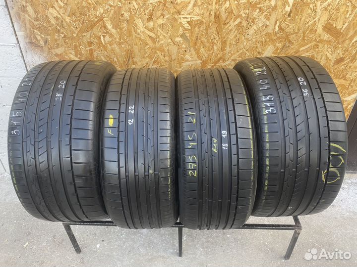 Continental SportContact 6 315/40 R21 и 275/45 R21