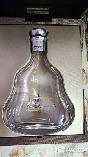 Бутылка от элитного коньяка